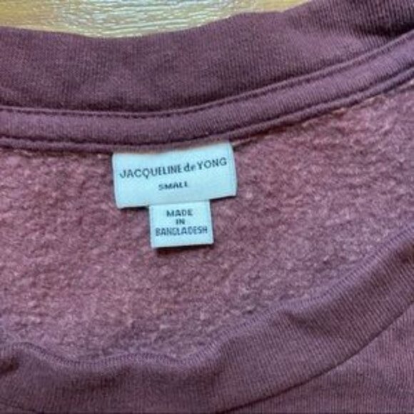 Jacqueline De Yong Top/Sweater Maroon Small - Picture 9 of 10